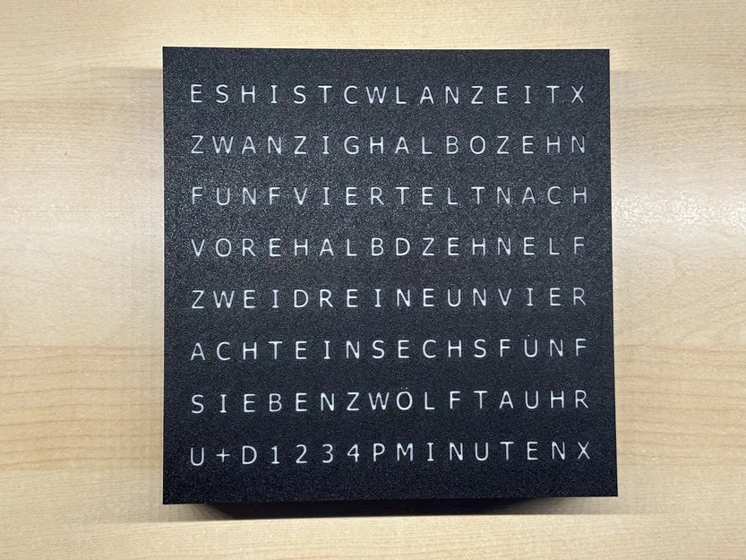 WordClock 16x8 LED matrix (2023-V2) - Image 4