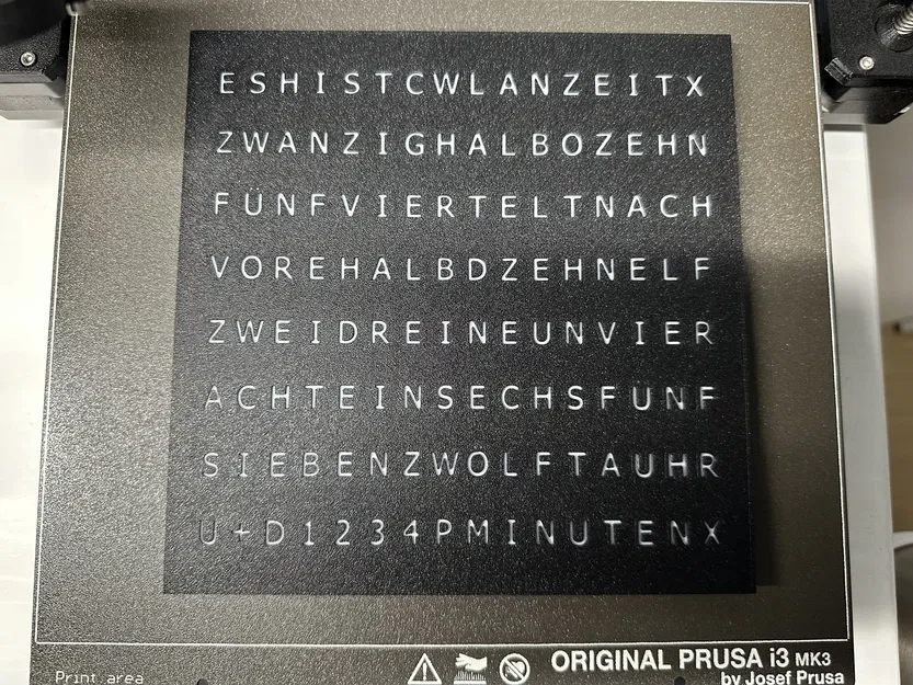 WordClock 16x8 LED matrix (2023-V2) - Image 5