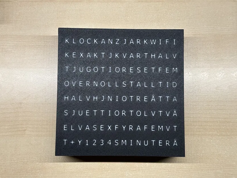 WordClock 16x8 LED matrix (2023-V2) - Image 6