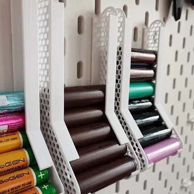 Hộp đựng pin IKEA Skadis (18650, AA, AAA)