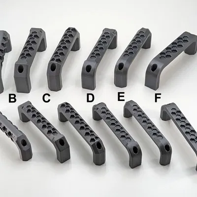 Bộ Tay Nắm Họa Tiết Lục Giác