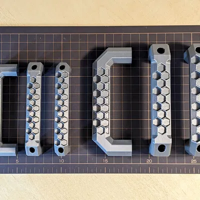 Bộ Tay Nắm Họa Tiết Lục Giác