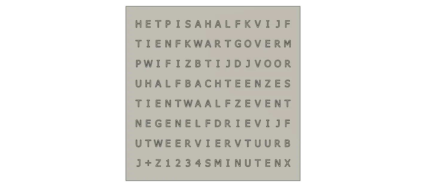 WordClock 16x8 LED matrix (2023-V2) - Image 21