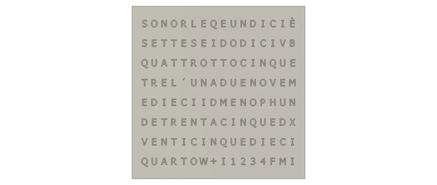 WordClock 16x8 LED matrix (2023-V2) - Image 23