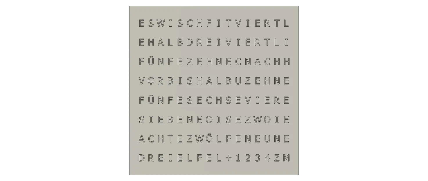 WordClock 16x8 LED matrix (2023-V2) - Image 26