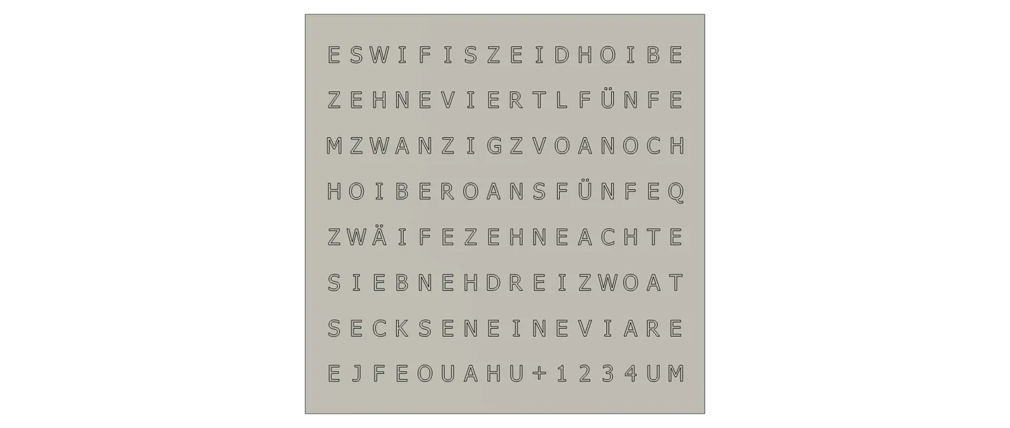 WordClock 16x8 LED matrix (2023-V2) - Image 27