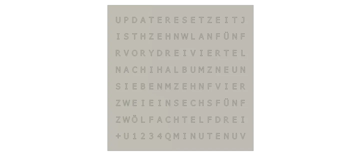 WordClock 16x8 LED matrix (2023-V2) - Image 28