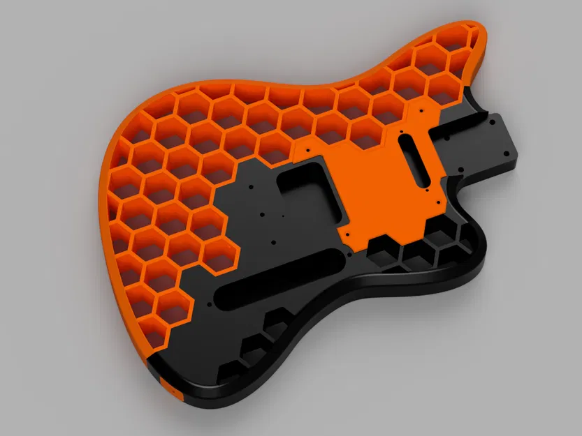 The Printacaster - Guitar In 3D Theo Phong Cách Harley Benton T-Style - Image 1