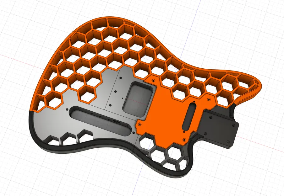 The Printacaster - Guitar In 3D Theo Phong Cách Harley Benton T-Style - Image 2