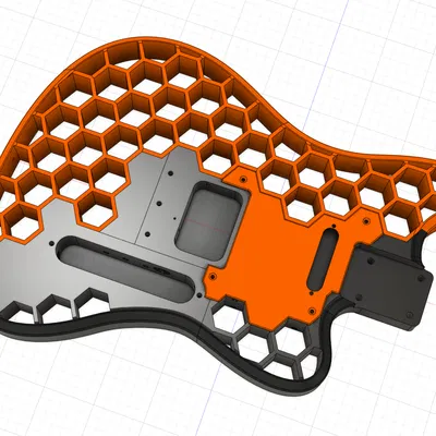 The Printacaster - Guitar In 3D Theo Phong Cách Harley Benton T-Style