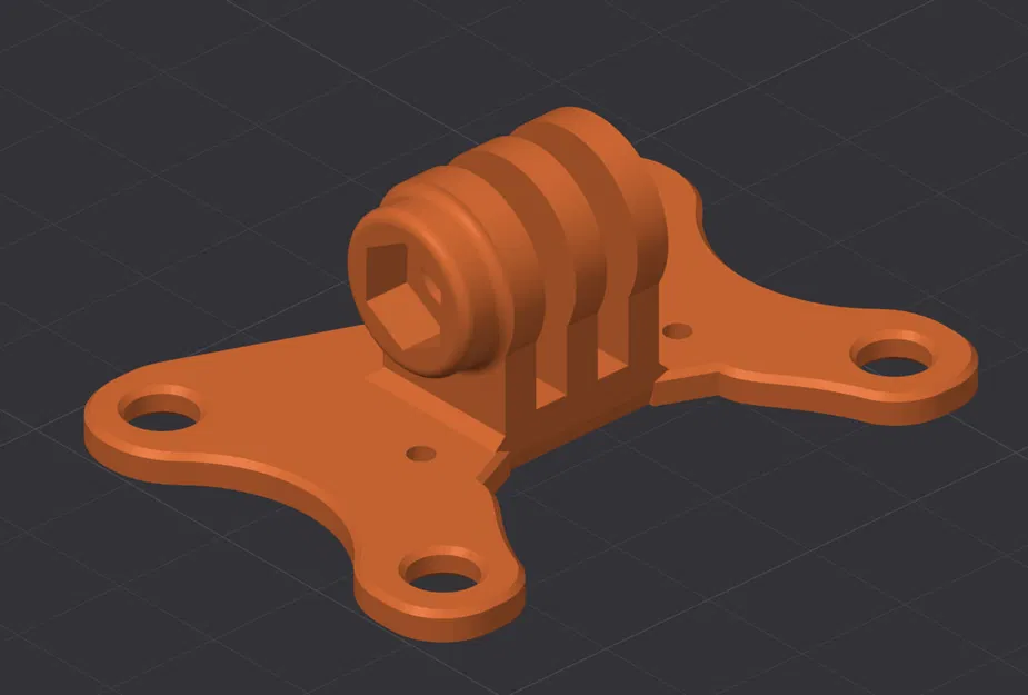 Mount Gopro/DJI Action 2 cho GEPRC Cinebot 30 - Image 1