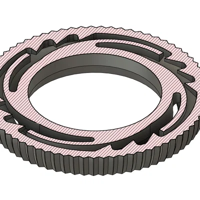 Nhẫn Quay Cò Dê In Liền (Clicking!)