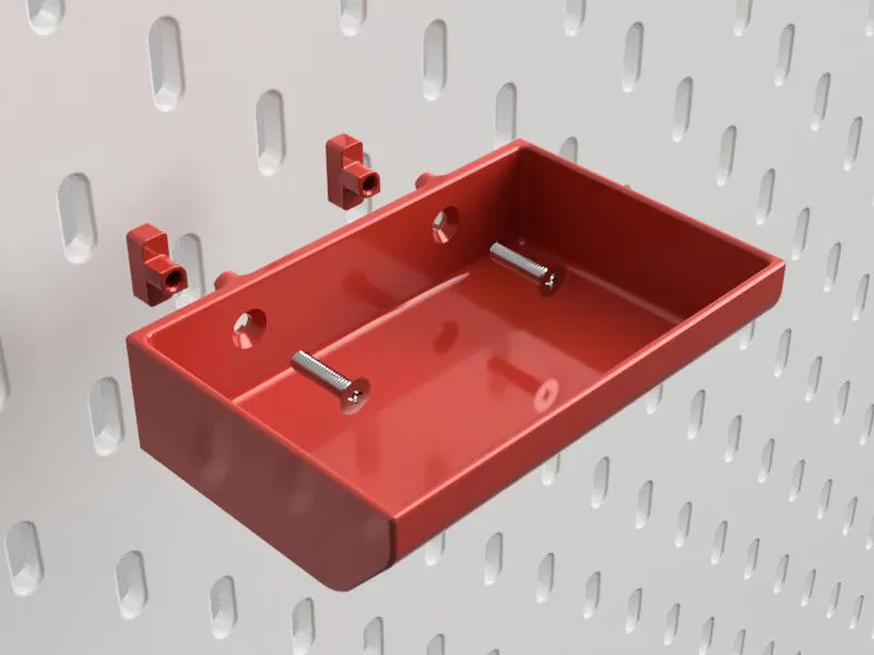 Hệ thống gắn T-nut Skadis, ren cho vít M3 hoặc UNC #5-40. - Image 2