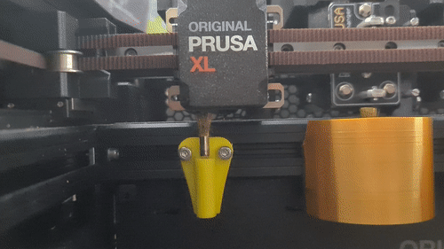 Prusa XL series: Bàn chải vệ sinh đầu phun (CẬP NHẬT: thêm bộ đánh dấu vị trí, 2 bộ hứng mảnh vụn được thiết kế lại) - Thumbnail 4