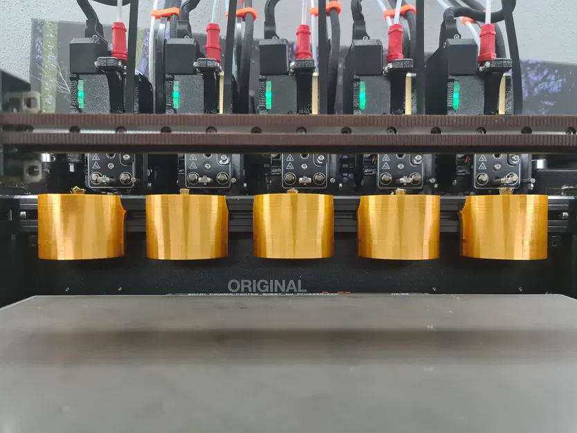 Prusa XL series: Bàn chải vệ sinh đầu phun (CẬP NHẬT: thêm bộ đánh dấu vị trí, 2 bộ hứng mảnh vụn được thiết kế lại) - Image 16