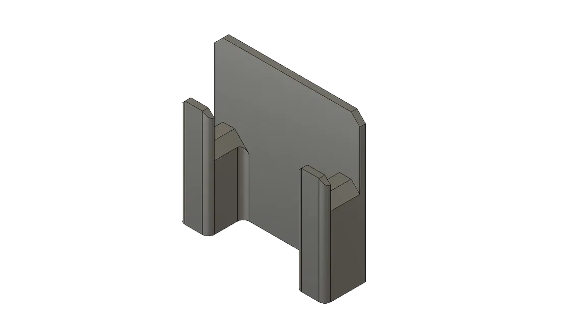 Kẹp giữ thước cặp cho tường lưu trữ tổ ong - Image 2