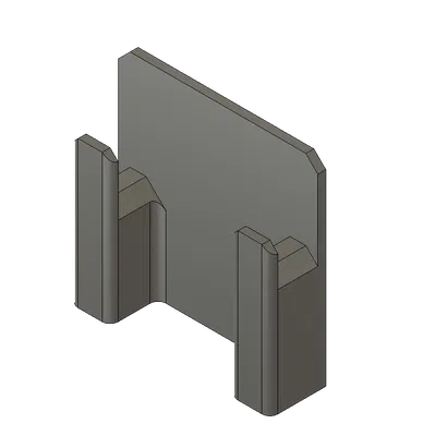 Kẹp giữ thước cặp cho tường lưu trữ tổ ong