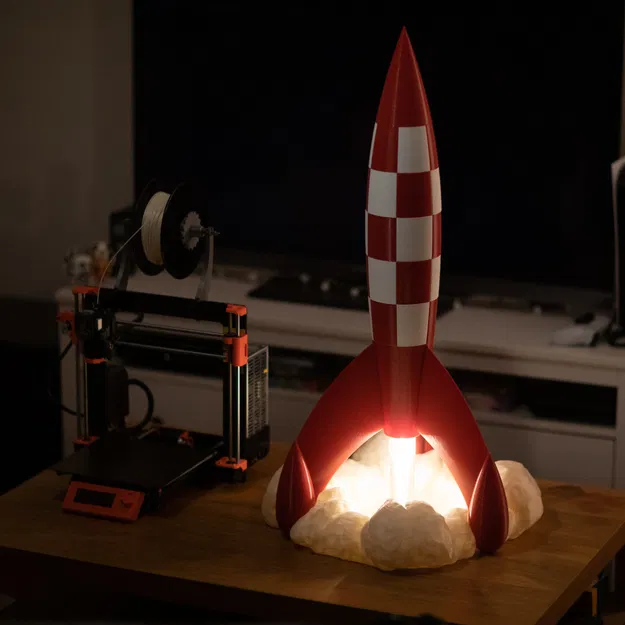 Tên Lửa Mặt Trăng Khổng Lồ / Huge Moon Rocket - Image 1