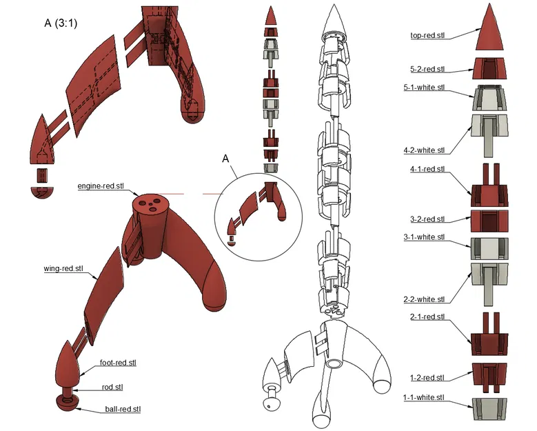 Tên Lửa Mặt Trăng Khổng Lồ / Huge Moon Rocket - Image 6