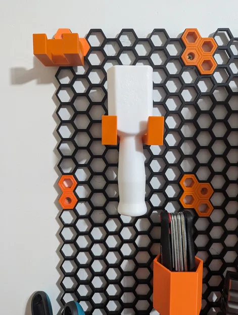 Giá đỡ búa - Tường lưu trữ tổ ong - Tệp STEP - Image 2