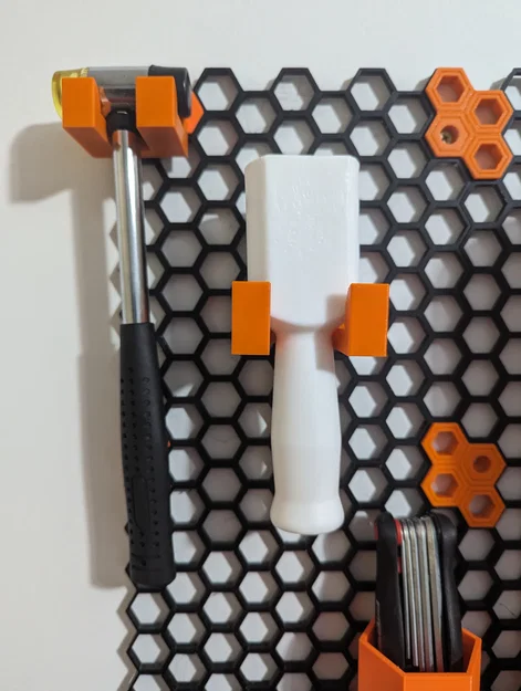 Giá đỡ búa - Tường lưu trữ tổ ong - Tệp STEP - Image 4