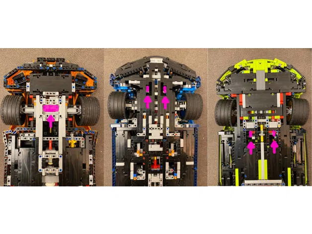 Giá Treo Tường Cho Siêu Xe LEGO Technic (Porsche, Lamborghini, Bugatti, Ferrari) - Image 2