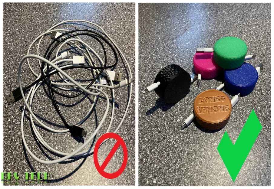 Dụng cụ sắp xếp dây sạc - Image 5