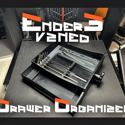 Hộp Đựng Ngăn Kéo Cho Ender 3 V2 Neo