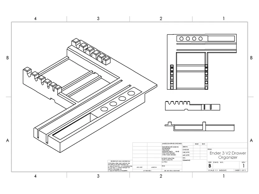 Hộp Đựng Ngăn Kéo Cho Ender 3 V2 Neo - Image 3