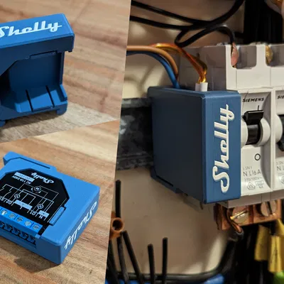 Chân đế Ray DIN cho Shelly Plus