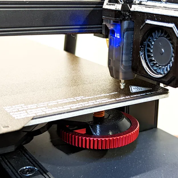 Khóa bánh xe cân bằng mặt bàn cho Creality CR10 Smart Pro của MAXPROBE cho núm cân bằng màu đỏ - Image 4