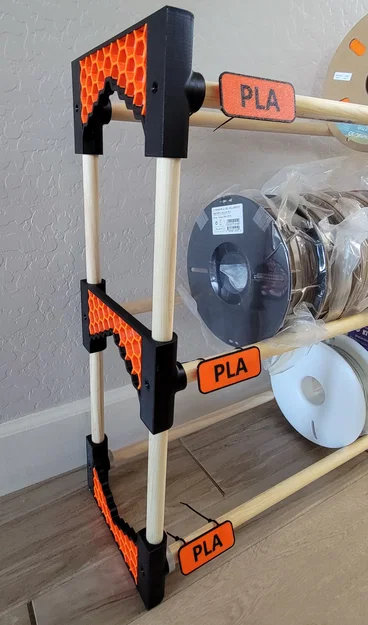 Khung Lục Giác Đựng Filament Đứng Tự Do - Image 1