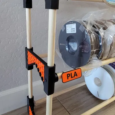 Khung Lục Giác Đựng Filament Đứng Tự Do