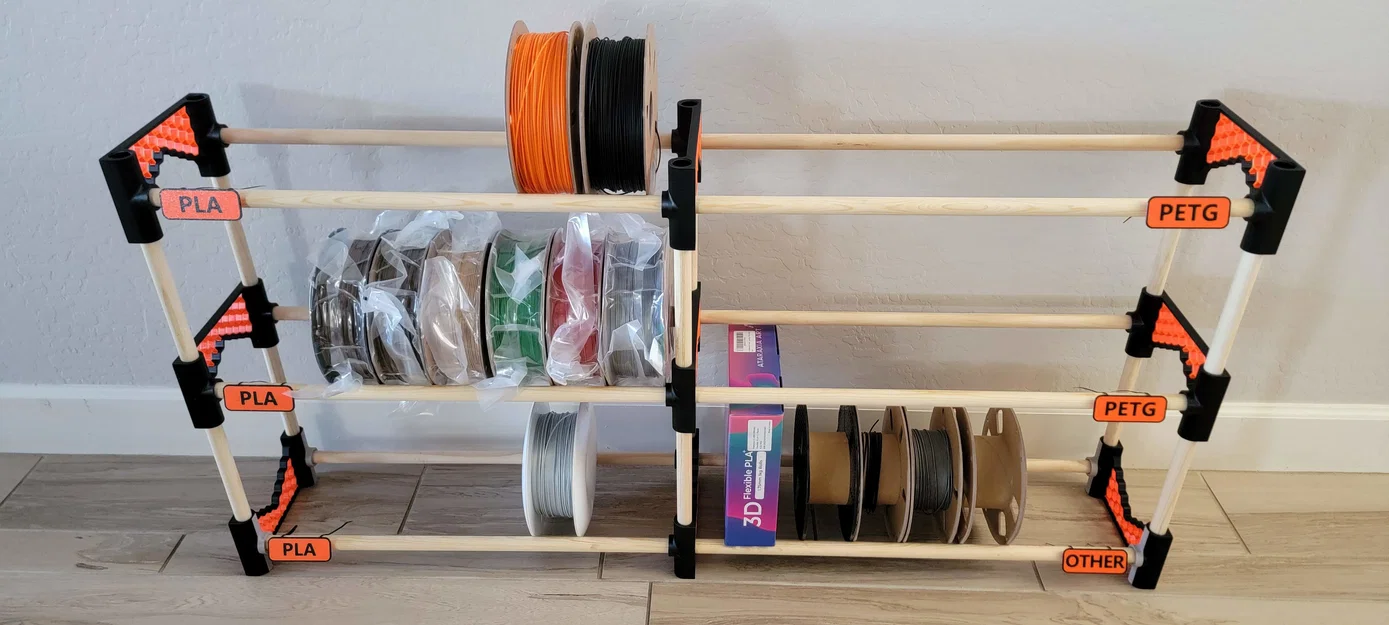 Khung Lục Giác Đựng Filament Đứng Tự Do - Image 2