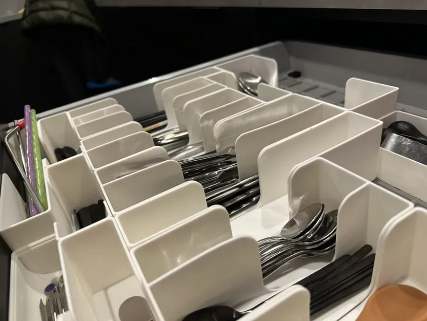 Bộ sưu tập nhà bếp Gridfinity Hoàn chỉnh (Kèm các mảnh mở rộng dạng mô-đun) - Image 2