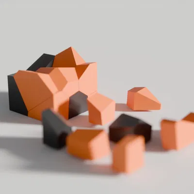 Mô hình 3D giải đố Voronoi