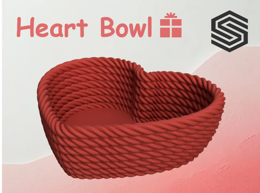 Bát Trái Tim Dây Thừng (Sang Trọng & Hiện Đại) - Image 1