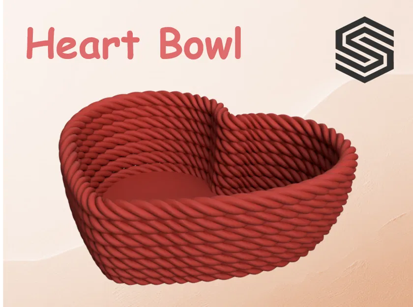 Bát Trái Tim Dây Thừng (Sang Trọng & Hiện Đại) - Image 2