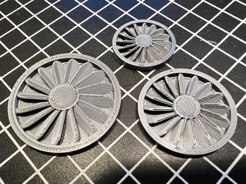 Chân đế Miniature Hoa văn Quạt - Image 1