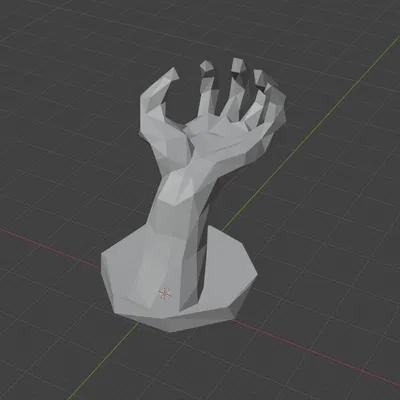 Giá Đỡ Bàn Tay Phong Cách Low Poly