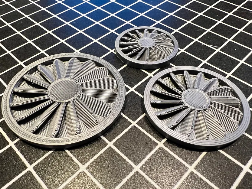 Chân đế Miniature Hoa văn Quạt - Image 3