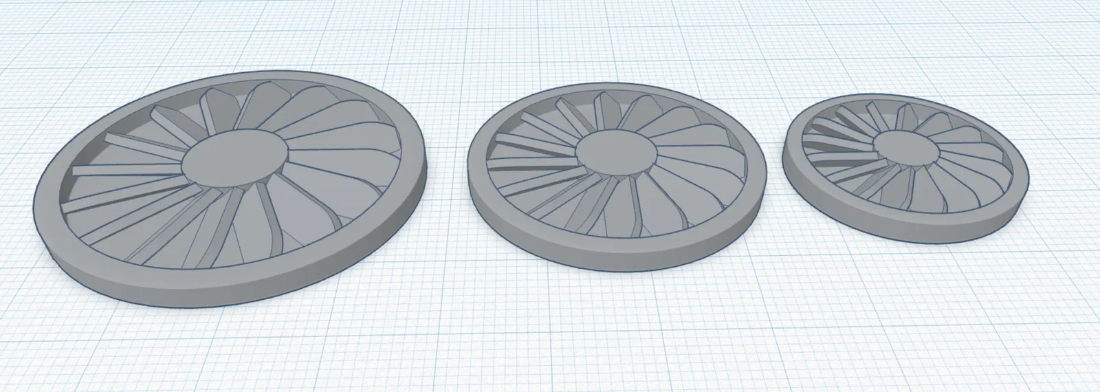 Chân đế Miniature Hoa văn Quạt - Image 4