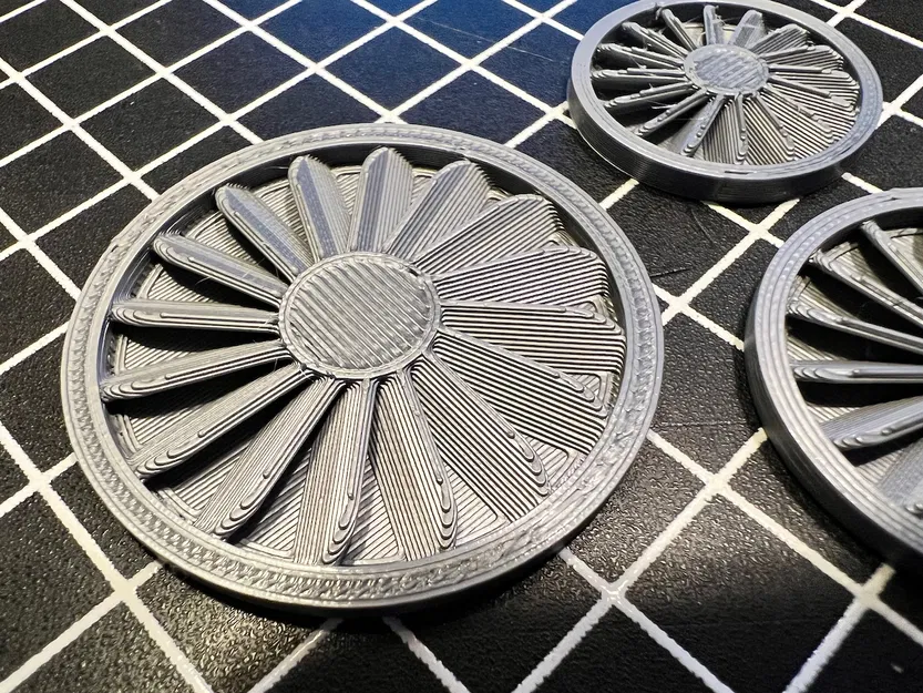 Chân đế Miniature Hoa văn Quạt - Image 5