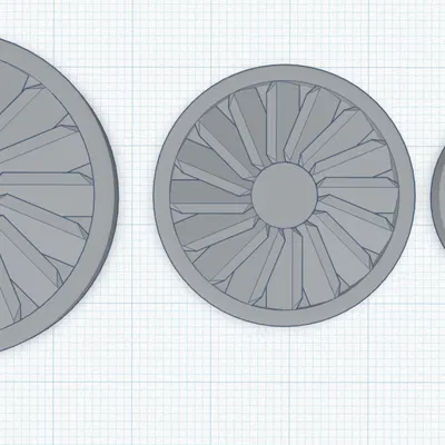 Chân đế Miniature Fan-2 Pattern