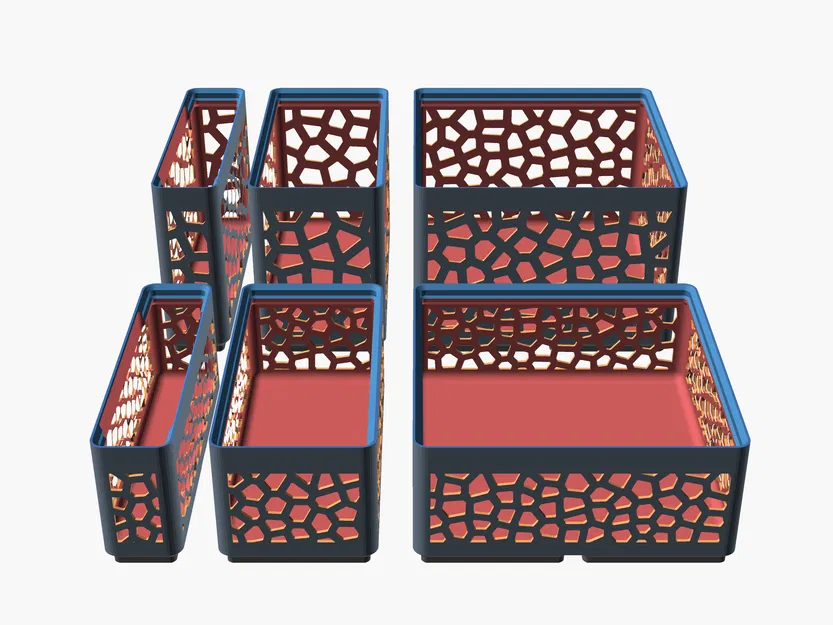 Hộp Gridfinity Voronoi đủ kích cỡ - Image 1