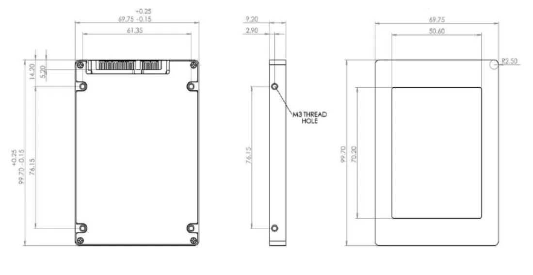 Giá đỡ SSD cho quạt 120mm - Image 2