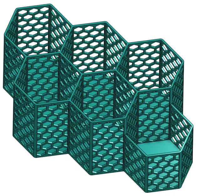 Hộp Đựng Bút Lục Giác - Image 2