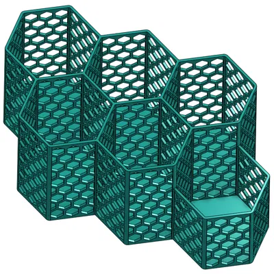 Hộp Đựng Bút Lục Giác