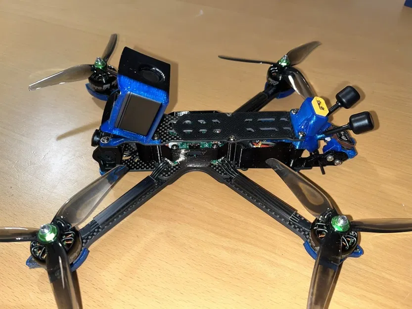 Ngàm DJI Action 2 cho iFlight Nazgul 5 v3 - Góc cố định 25 độ - Image 3