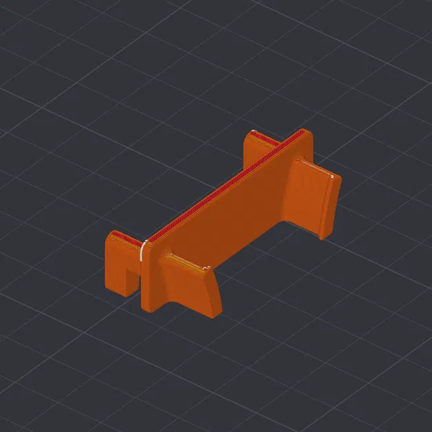 Giá đỡ dao cạo lưỡi nhựa cho Skadis - Image 2